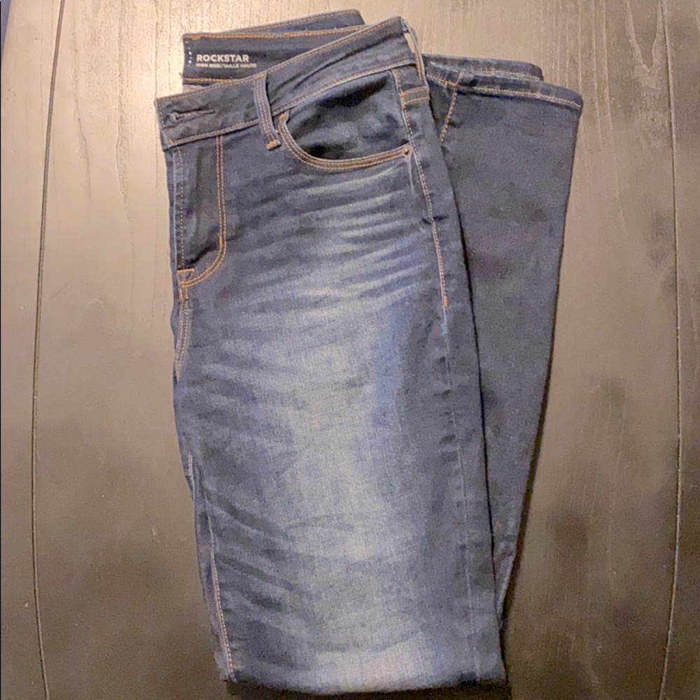 Old Navy Rockstar Dark Wash Jeans